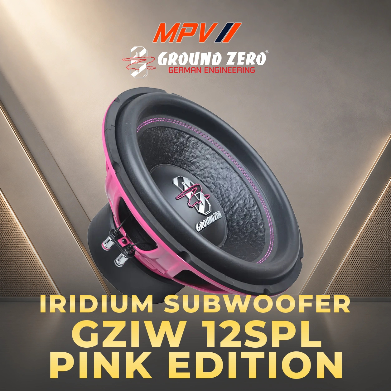 Loa subwoofer 12" GZIW 12SPL Pink Edition