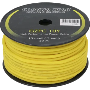 Dây nguồn 7 ga màu vàng GZPC 10Y (50 mét/ cuộn)