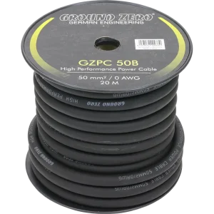 Dây nguồn 0 ga màu đen GZPC 50B (20 mét/ cuộn)