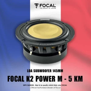 FOCAL K2 POWER M SUB 5 KM – SUBWOOFER 145MM ĐỈNH CAO SẢN XUẤT TẠI PHÁP