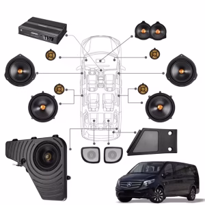 Loa burmester Mercedes Benz V250 V300