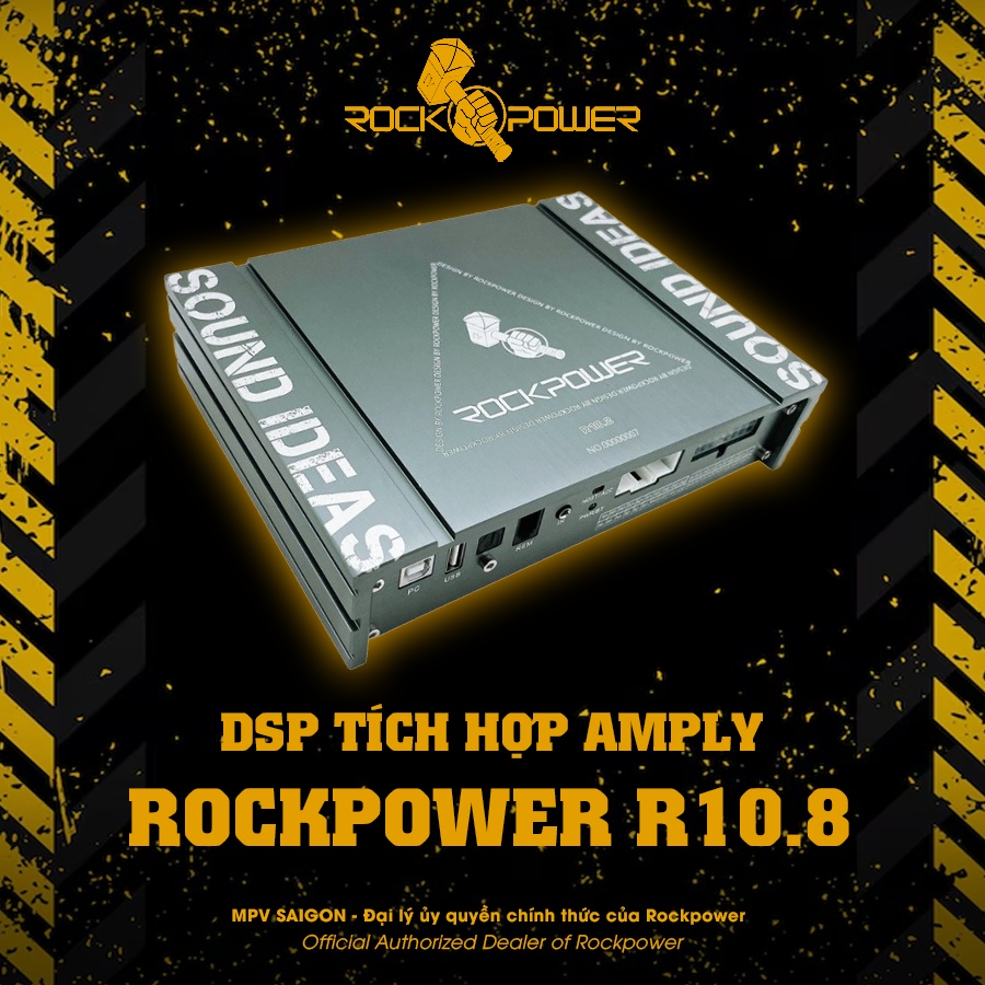 Bo xu ly tin hieu so DSP Rockpower R10.8 cong suat khoe